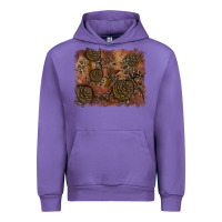 Tulip glitter leopard fall background Urban Hoodie - RanaPortraitStore