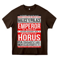 Chocolate Brown malice above the palace essential Heavy Core Tee - artisFamous