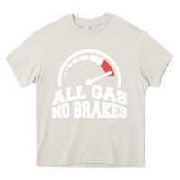 Cream all gas no brakes Heavy Core Tee - artisFamous