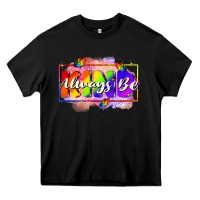 Black Always be kind Heavy Core Tee - FaDigitalArtStudio