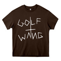 Chocolate Brown golf wang burgundy Heavy Core Tee - artisFamous