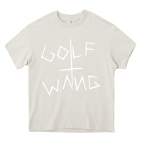 Cream golf wang burgundy Heavy Core Tee - artisFamous