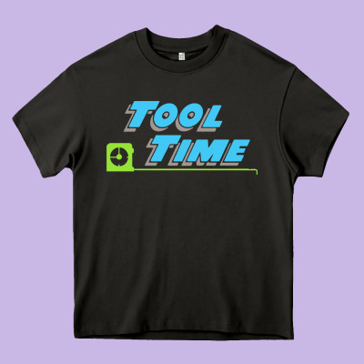 Tool Time Heavy Core Tee Designed By Artisfamous
