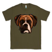 Army Green Boxer Classic Tee - Jasminsmagicworld