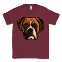Burgundy Boxer Classic Tee - Jasminsmagicworld