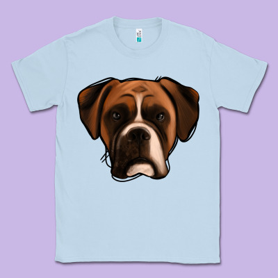 Boxer Classic Tee Designed By Jasminsmagicworld