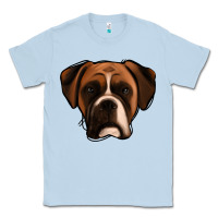 Dusty Blue Boxer Classic Tee - Jasminsmagicworld