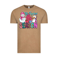 Vintage Coffee It's Freezin Season Vintage Tee - CowhideDigitalArt