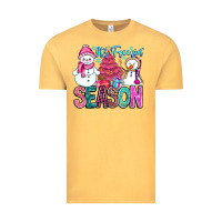 Vintage Mustard It's Freezin Season Vintage Tee - CowhideDigitalArt