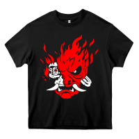 Black cyberpunk 2077 Heavy Core Tee - artisFamous