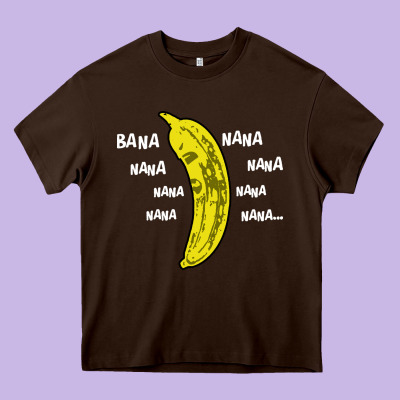 Banana Heavy Core Tee Designed By Artisfamous