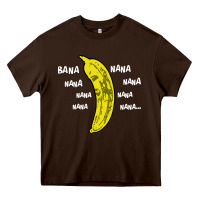 Chocolate Brown banana Heavy Core Tee - artisFamous