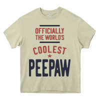 Mossy Officially The World's Coolest Peepaw | Mens Gift Heavy Core Tee - artisFamous