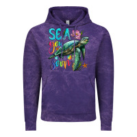 Cloud Purple sea you soon with sea turtle Vintage Hoodie - Artiststas