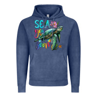 Vintage Denim sea you soon with sea turtle Vintage Hoodie - Artiststas