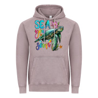 Vintage Zinc sea you soon with sea turtle Vintage Hoodie - Artiststas