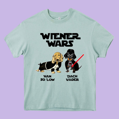 Wiener Wars Funny Dachshund Heavy Core Tee Designed By Artisfamous