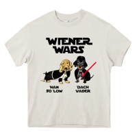 Cream wiener wars funny dachshund Heavy Core Tee - artisFamous