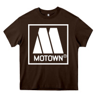 Chocolate Brown motown merch record Heavy Core Tee - artisFamous