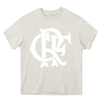 Cream camisa do flamengo Heavy Core Tee - artisFamous