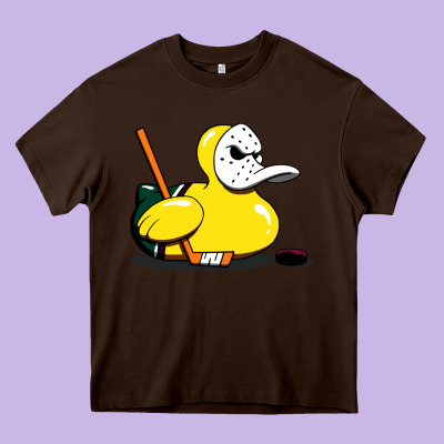 Mighty Rubber Ducky Heavy Core Tee Designed By Artisfamous