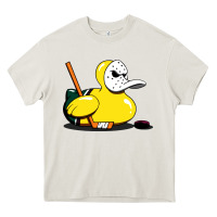 Cream mighty rubber ducky Heavy Core Tee - artisFamous