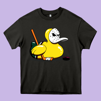 Mighty Rubber Ducky Heavy Core Tee Designed By Artisfamous