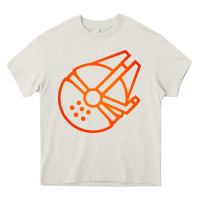 Cream millennium falcon Heavy Core Tee - artisFamous