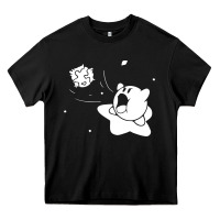 Black kirby gamer geek snes Heavy Core Tee - artisFamous