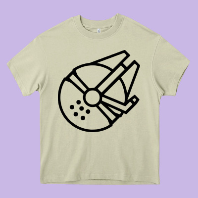 Millennium Falcon Heavy Core Tee Designed By Artisfamous