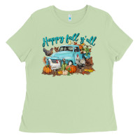 Matcha Happy Fall Y'all Ladies Tee - LillyAllenDesigns