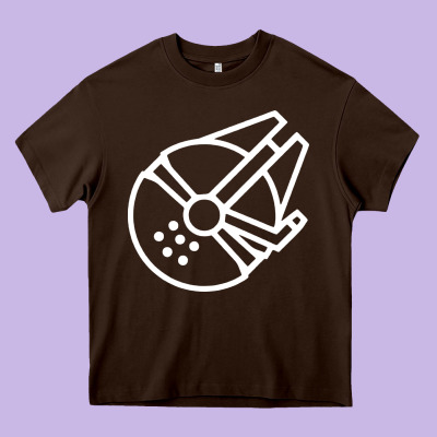 Millennium Falcon Heavy Core Tee Designed By Artisfamous