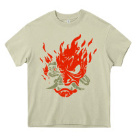 Mossy punk samurai Heavy Core Tee - artisFamous