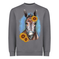 Sunflower Donkey Heavyweight Sweatshirt | Teevron