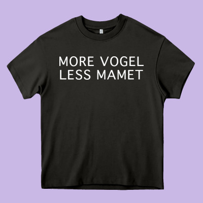 More Vogel Less Mamet Heavy Core Tee Designed By Artisfamous