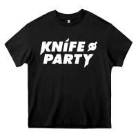 Black knife party Heavy Core Tee - artisFamous