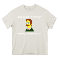 Cream ned flanders Heavy Core Tee - artisFamous