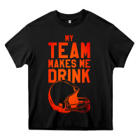 Black my team makes me drink Heavy Core Tee - artisFamous