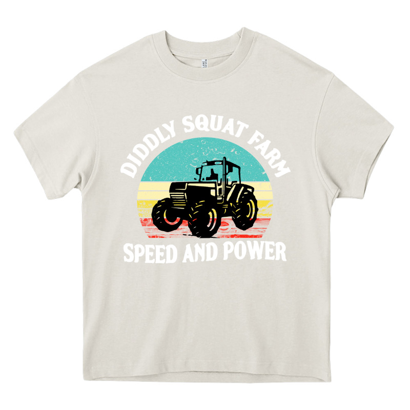 Diddly Squat Farm Speed And Power Heavy Core Tee by artisFamous | Teevron