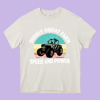 Diddly Squat Farm Speed And Power Heavy Core Tee Designed By Artisfamous