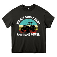Asphalt diddly squat farm speed and power Heavy Core Tee - artisFamous