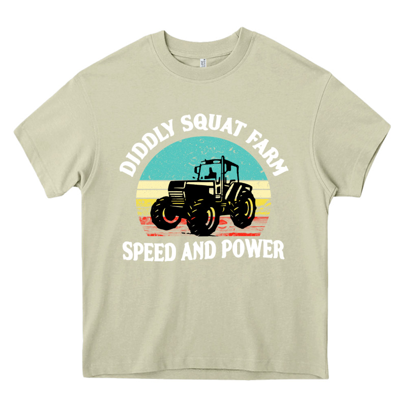Diddly Squat Farm Speed And Power Heavy Core Tee by artisFamous | Teevron