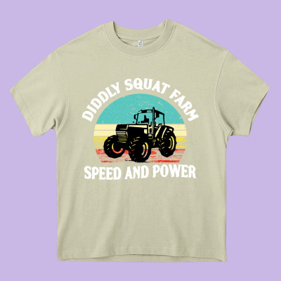 Diddly Squat Farm Speed And Power Heavy Core Tee Designed By Artisfamous