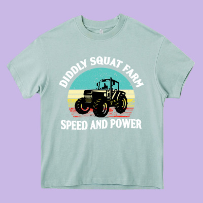 Diddly Squat Farm Speed And Power Heavy Core Tee Designed By Artisfamous
