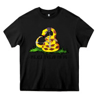 Black please tread on me Heavy Core Tee - artisFamous