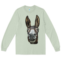Matcha Donkey  Face Long Sleeve Tee - LillyAllenDesigns