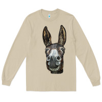 Mushroom Donkey  Face Long Sleeve Tee - LillyAllenDesigns