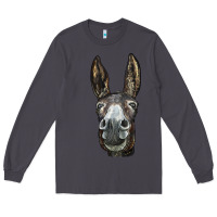 Smoke Donkey  Face Long Sleeve Tee - LillyAllenDesigns