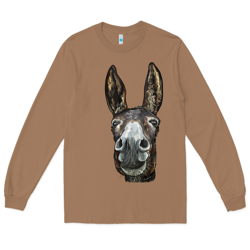 Donkey  Face Long Sleeve Tee by LillyAllenDesigns | Teevron