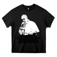 Black pope mc Heavy Core Tee - artisFamous